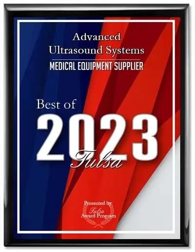 Picture of an award for best medical equipment supplier